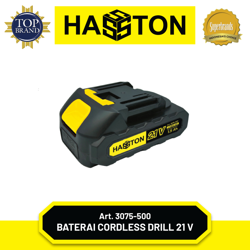 Baterai Bor Cordless 3075-025 Hasston (3075-500)