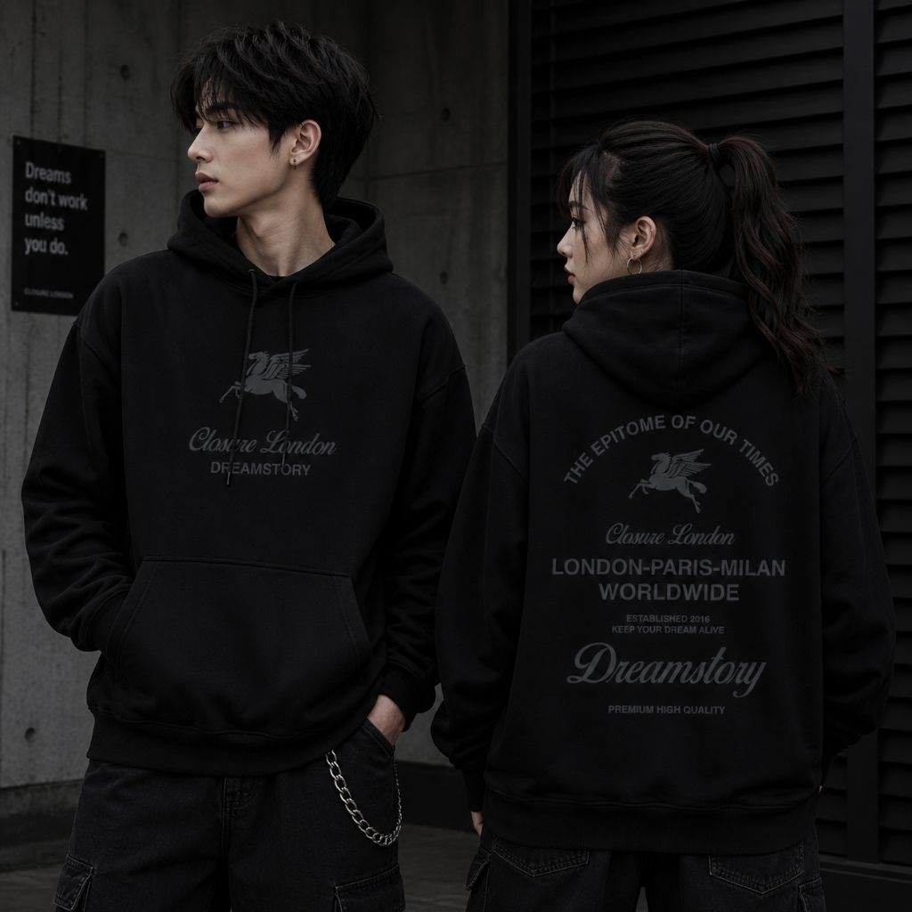 DREAM STORY - Hoodie London Cotton Fleece 330GSM
