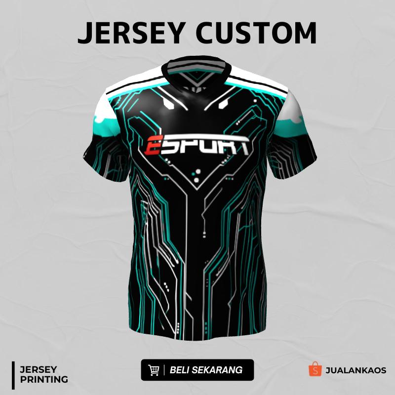 Kaos Jersey Gaming Esports Bisa Custom 222