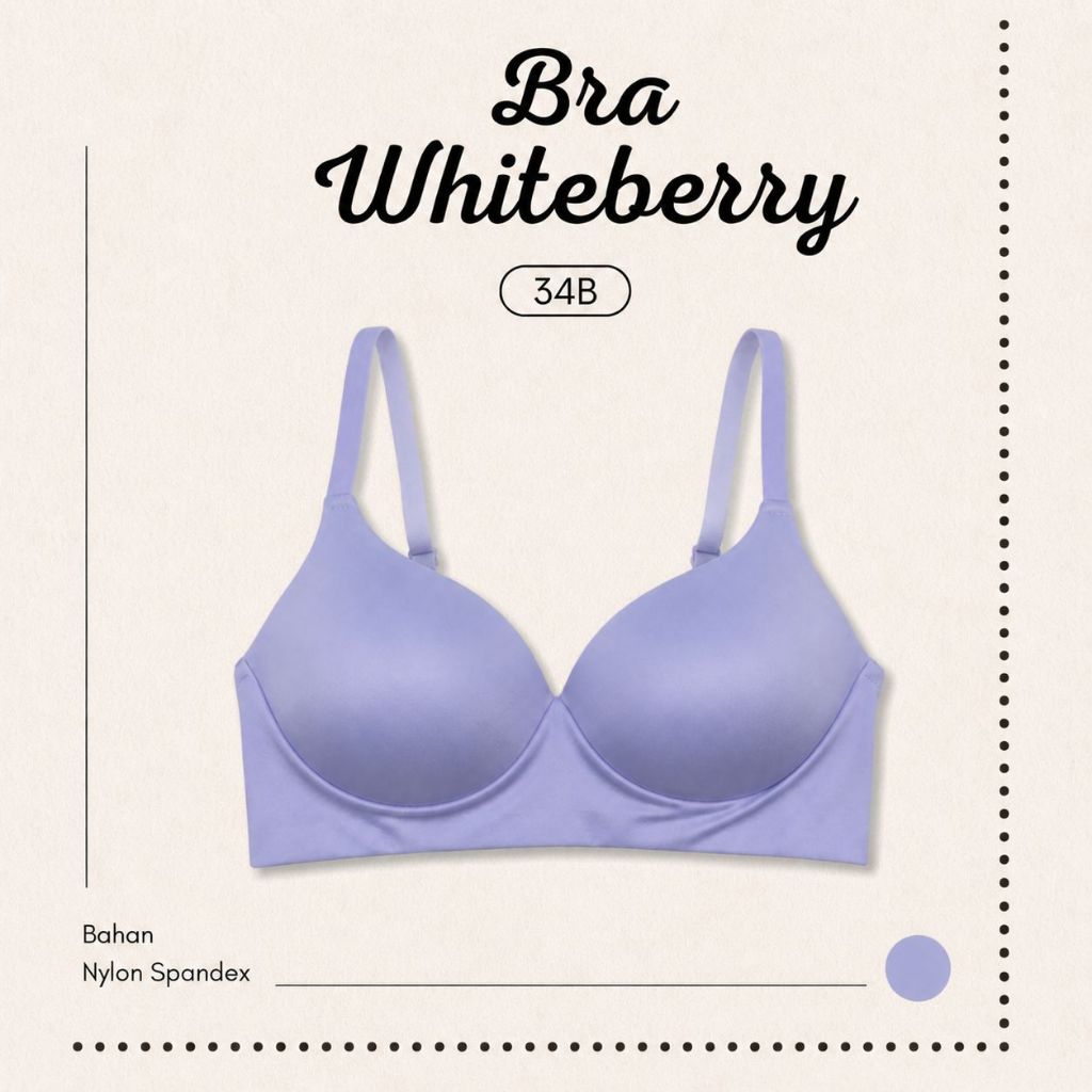 Whiteberry Comfort Bra BH Daily Sport Tanpa Kawat Kutang Pakaian Dalam Wanita Dewasa Nyaman