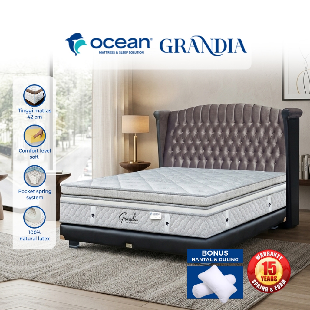 OCEAN SPRINGBED - KASUR / MATRAS / SPRINGBED GRANDIA BY OCEAN