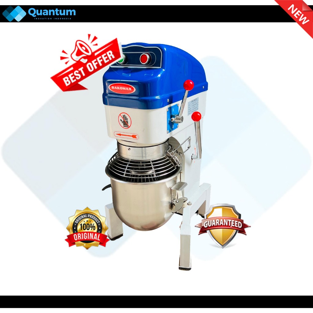 Planetary Dough Mixer Vanbelt 40 Liter Mixer Roti DMX-BM40 FOMAC