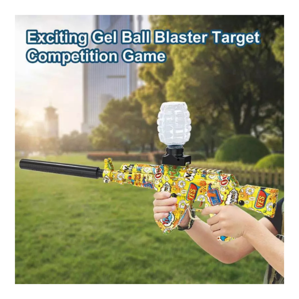 Enjoy - Mainan Anak AK47 Water Blaster Gun Shooter Mainan Tembakan Air Gel