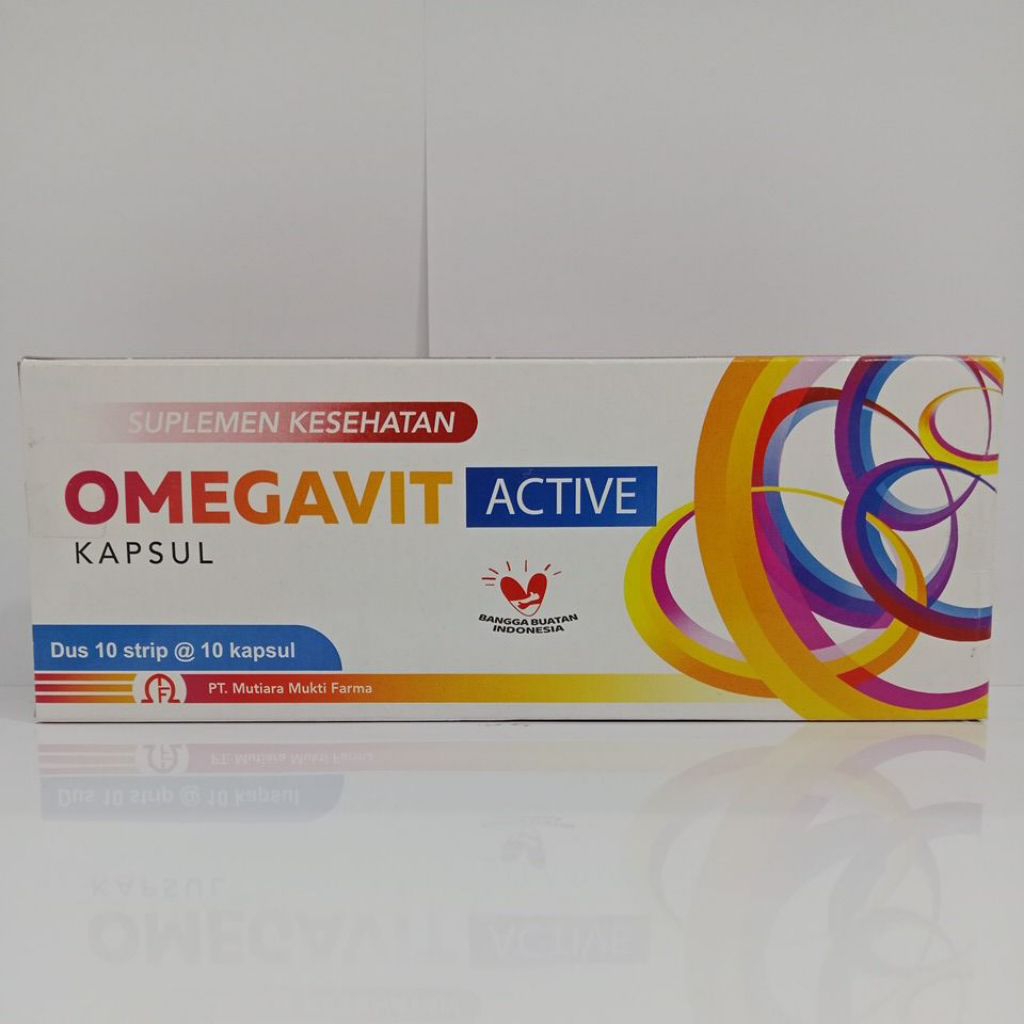 Omegavit Active Box10strip@100Kapsul
