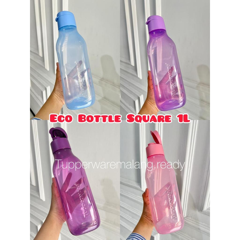 [PROMO] TEMPAT MINUM/ BOTOL TUPPERWARE ECO BOTTLE  SQUARE 1 LITER TUMBLER MURAH