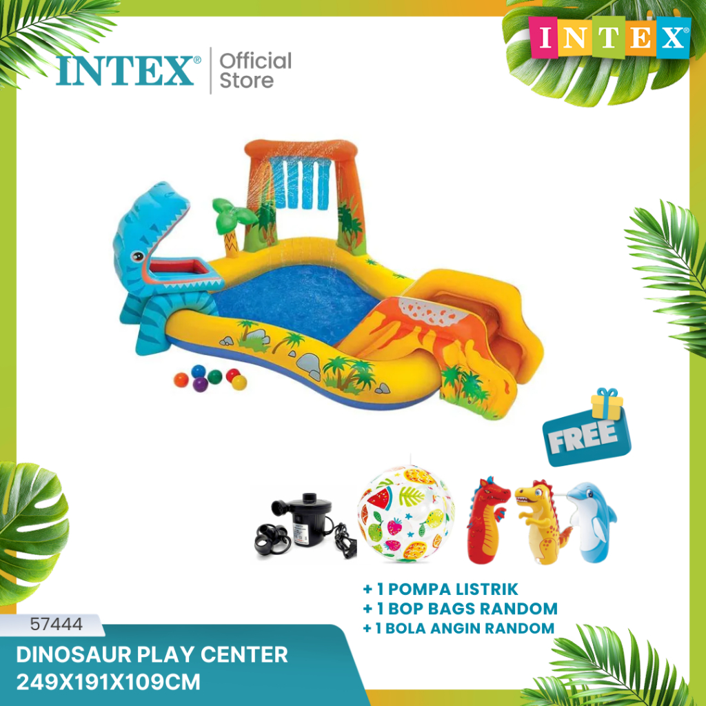 Kolam Renang Intex Dinosaur Play Center 57444