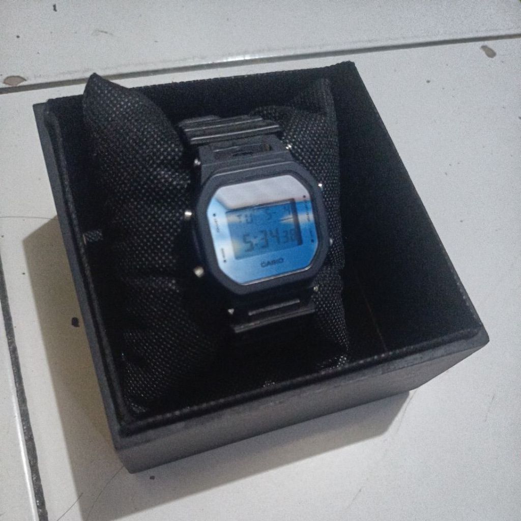 jam tangan Casio second bekas DW-5600 BBMA full box, original