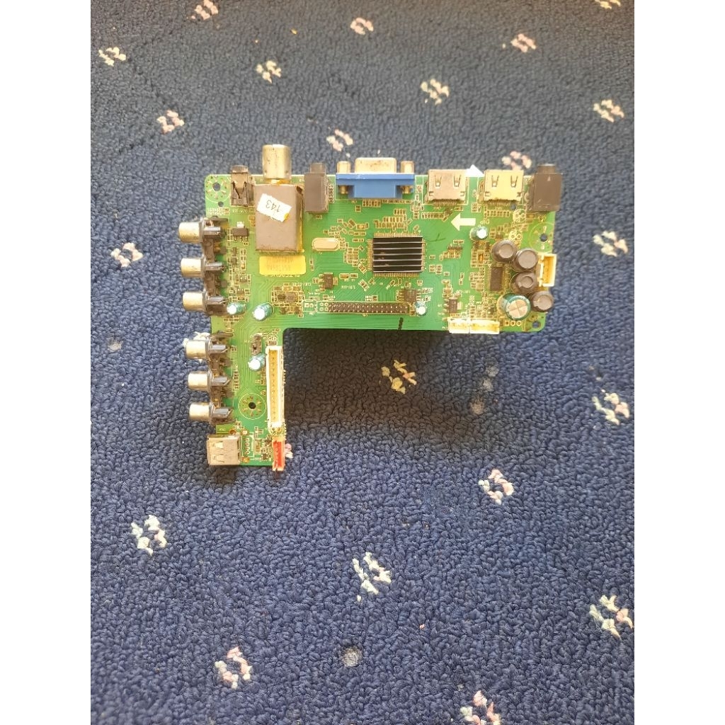 MB TV LED POLYTRON PLD32T710 MAINBORD MESIN TV LED POLYTRON