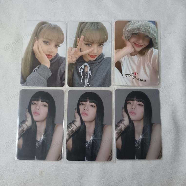 Photocard BLACKPINK LISA - LALISA POB Ktown Official SET
