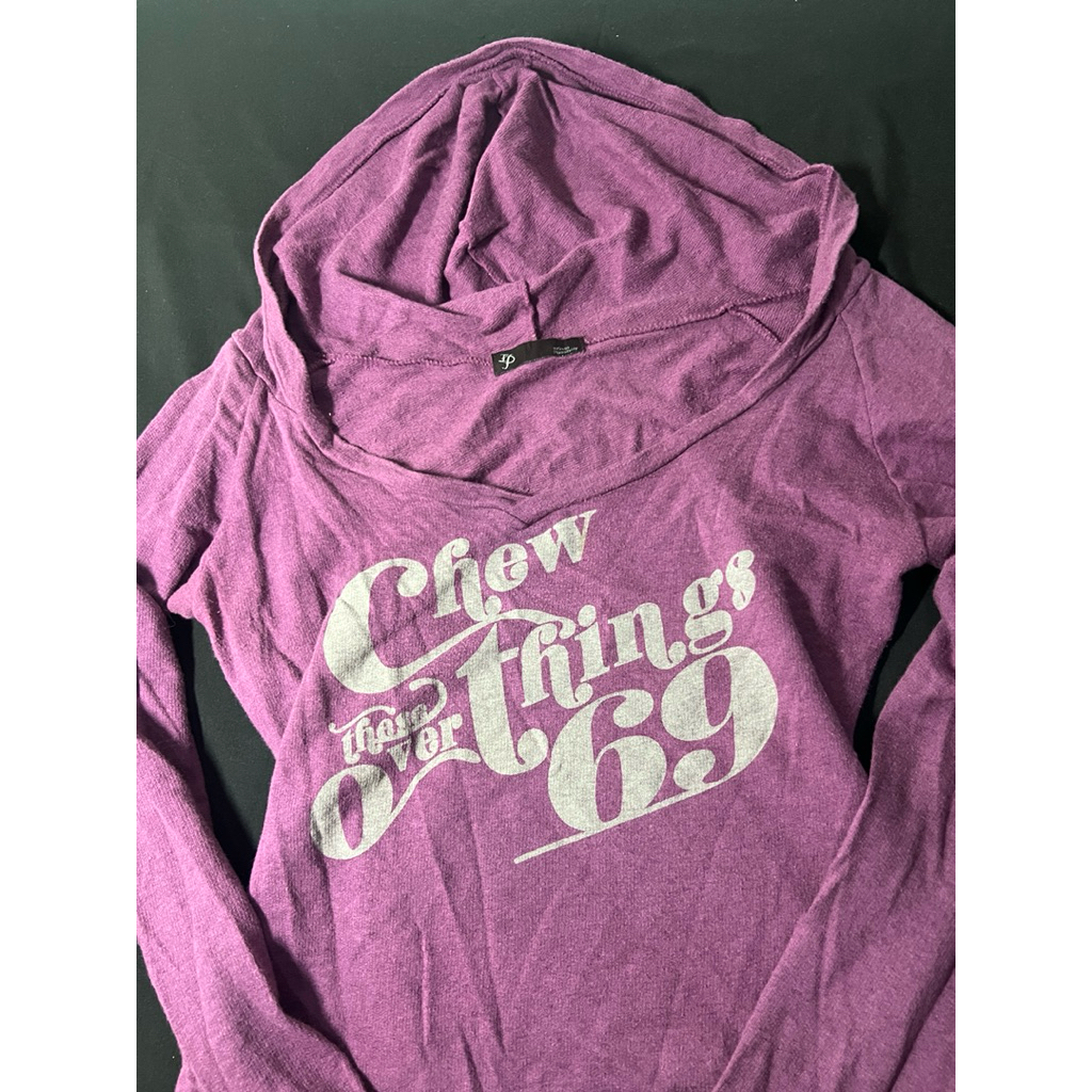 top hoodie purple y2k/alt grunge