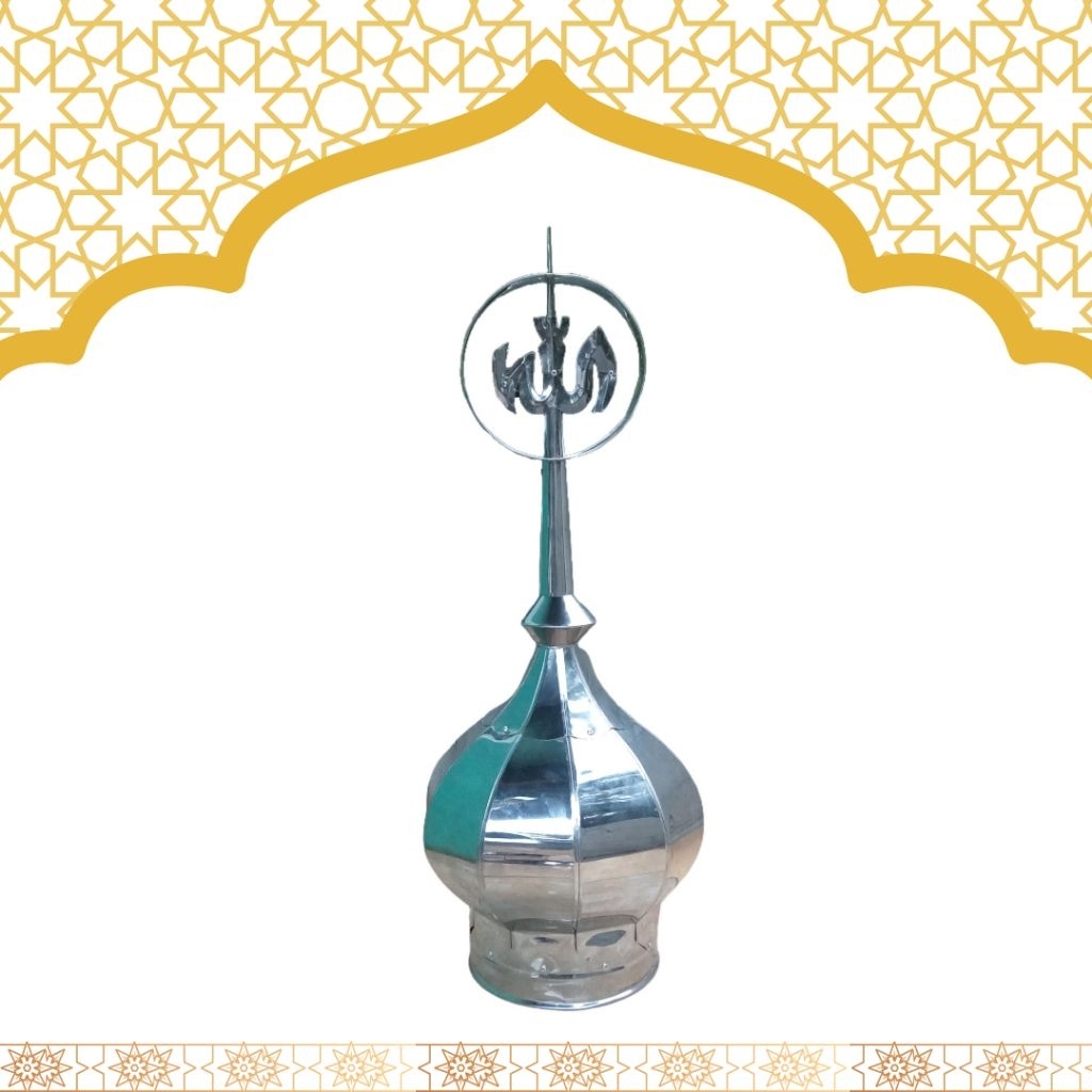 Kubah Masjid/Musholla Stainless Steel Ukuran 20 Anti Karat Kecil