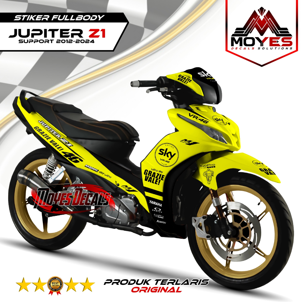 Decal Stiker Jupiter Z1 Full Body / Decal Variasi Jupiter Z1 Fullbody