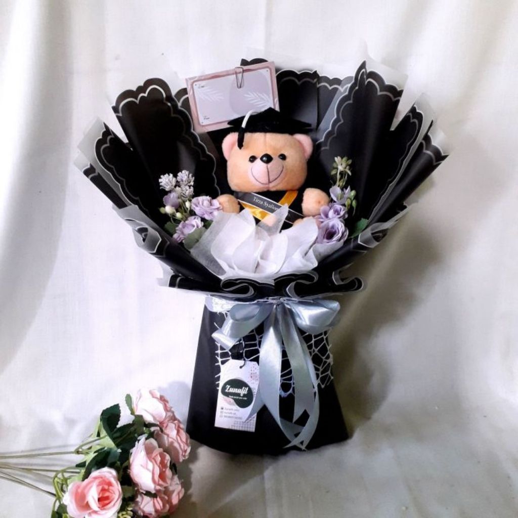 bucket uang+boneka untuk hadiah ulang tahun|anniversary|graduation|hari ibu dll (Ready stok) bucket 
