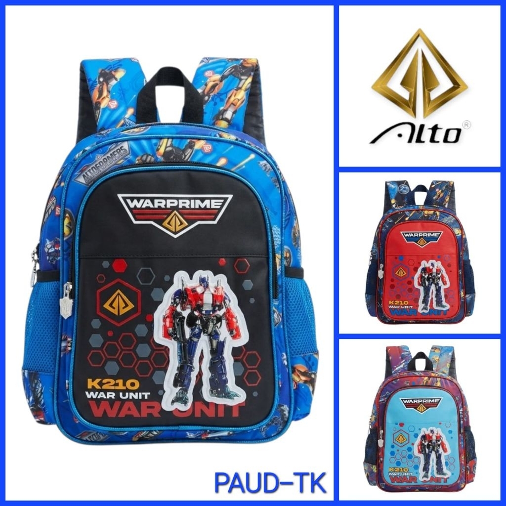 Tas Ransel Alto Anak Laki2/Cowok Paud/TK Tas Gendong/Punggung Tas Sekolah