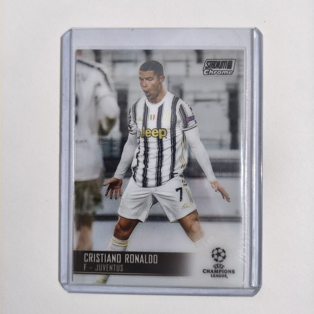 Kartu Bola Topps Cristiano Ronaldo Juventus