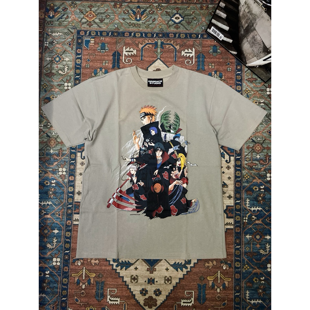 Akatsuki | Kaos Bootleg Anime Naruto by Grimace Studio 2023 | Warna Abu Tua