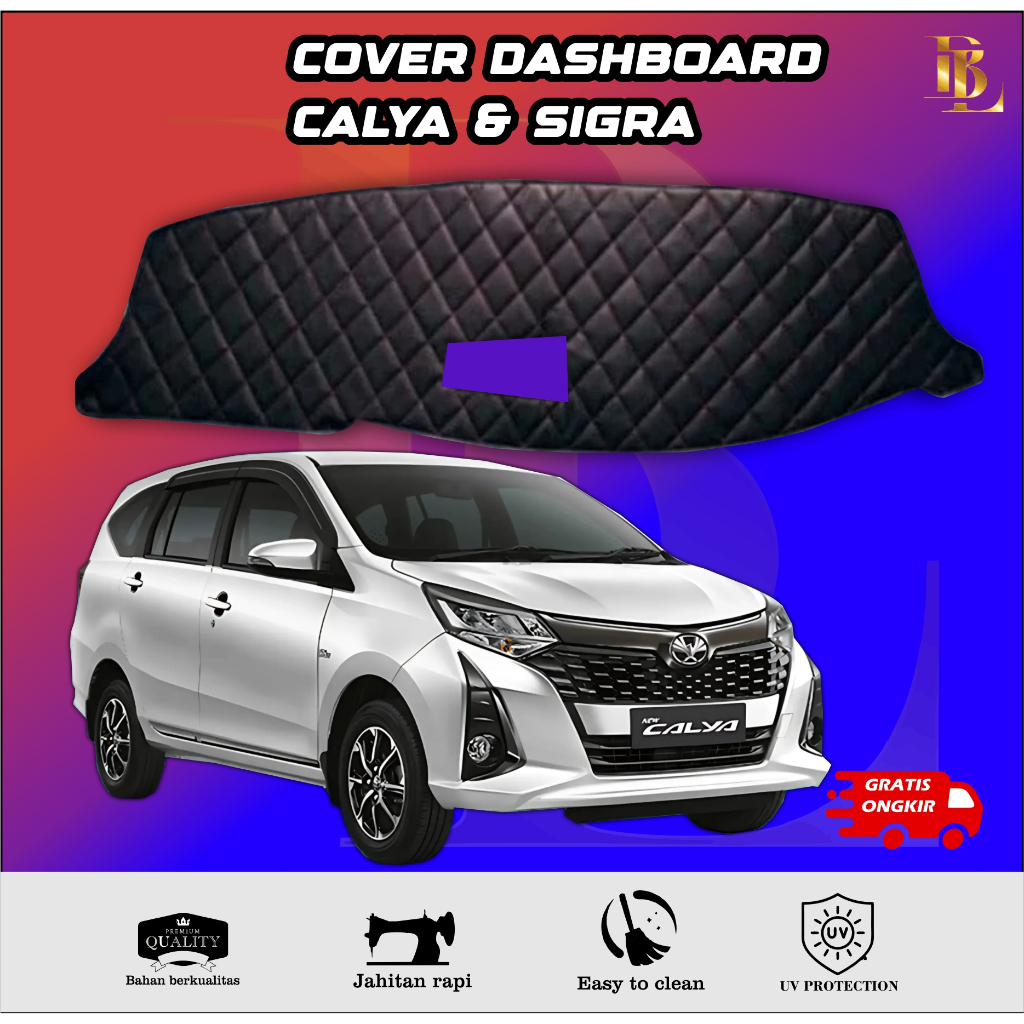 Alas Dasbor Mobil CALYA / SIGRA Aksesoris Cover Dashboard Premium