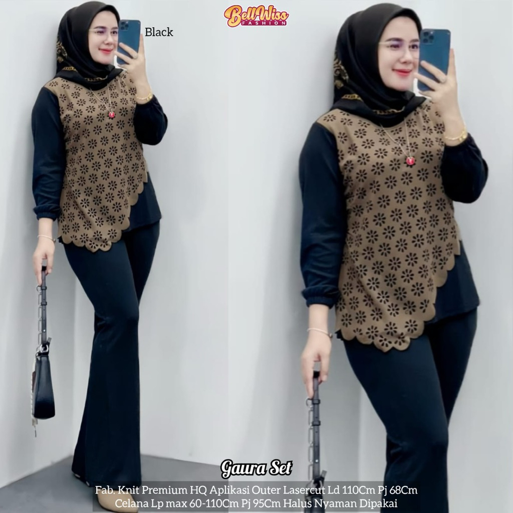 setelan kaos wanita terbaru kylie one set knit wanita