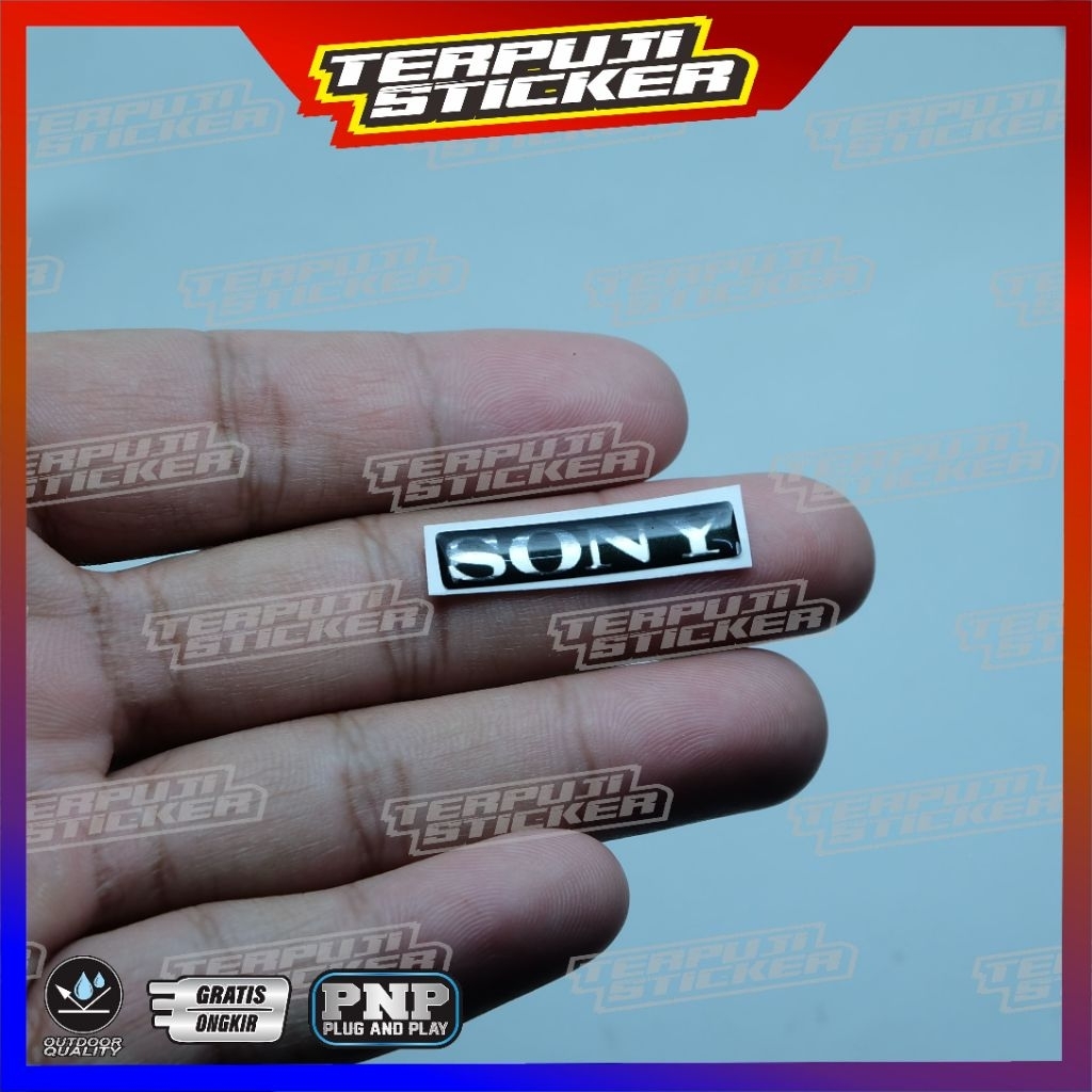 emblem timbul SONY SPEAKER AUDIO MOBIL/STICKER SONY  LOGO SPEAKER AUDIO MOBIL