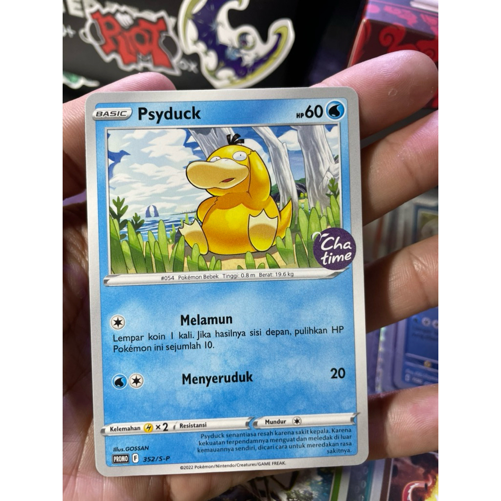 psyduck promo chatime pokemon tcg
