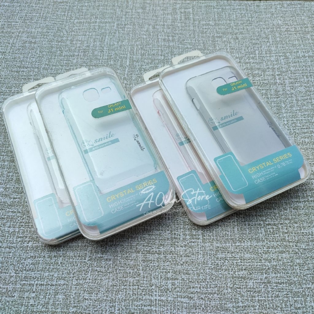 Hardcase Crystal Samsung J1 Mini / Galaxy J1 Mini ( SM-J05F/ DS ) Bahan Mika Keras