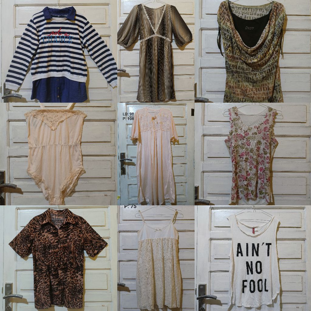 Premium 1: Kaos Blouse Kemeja Vest Crop Cardigan Rajut Knit Sweater Sabrina