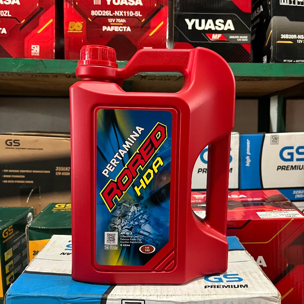 Oli Gardan Rored HDA 140 | 4 Liter | Oli Pertamina (SAE 140)