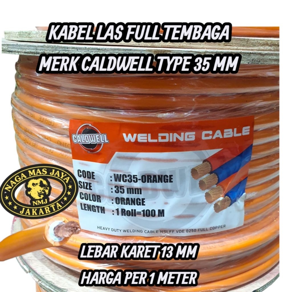 KABEL LAS 35MM FULL TEMBAGA CALDWELL / KABEL LAS 35 MM FULL TEMBAGA CALDWELL