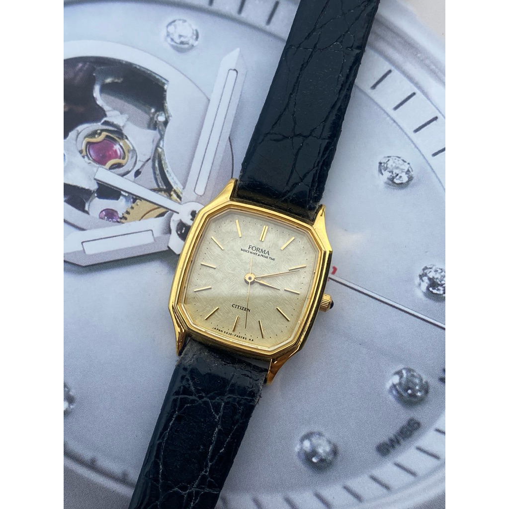 Jam Tangan Vintage Citizen Forma Tank