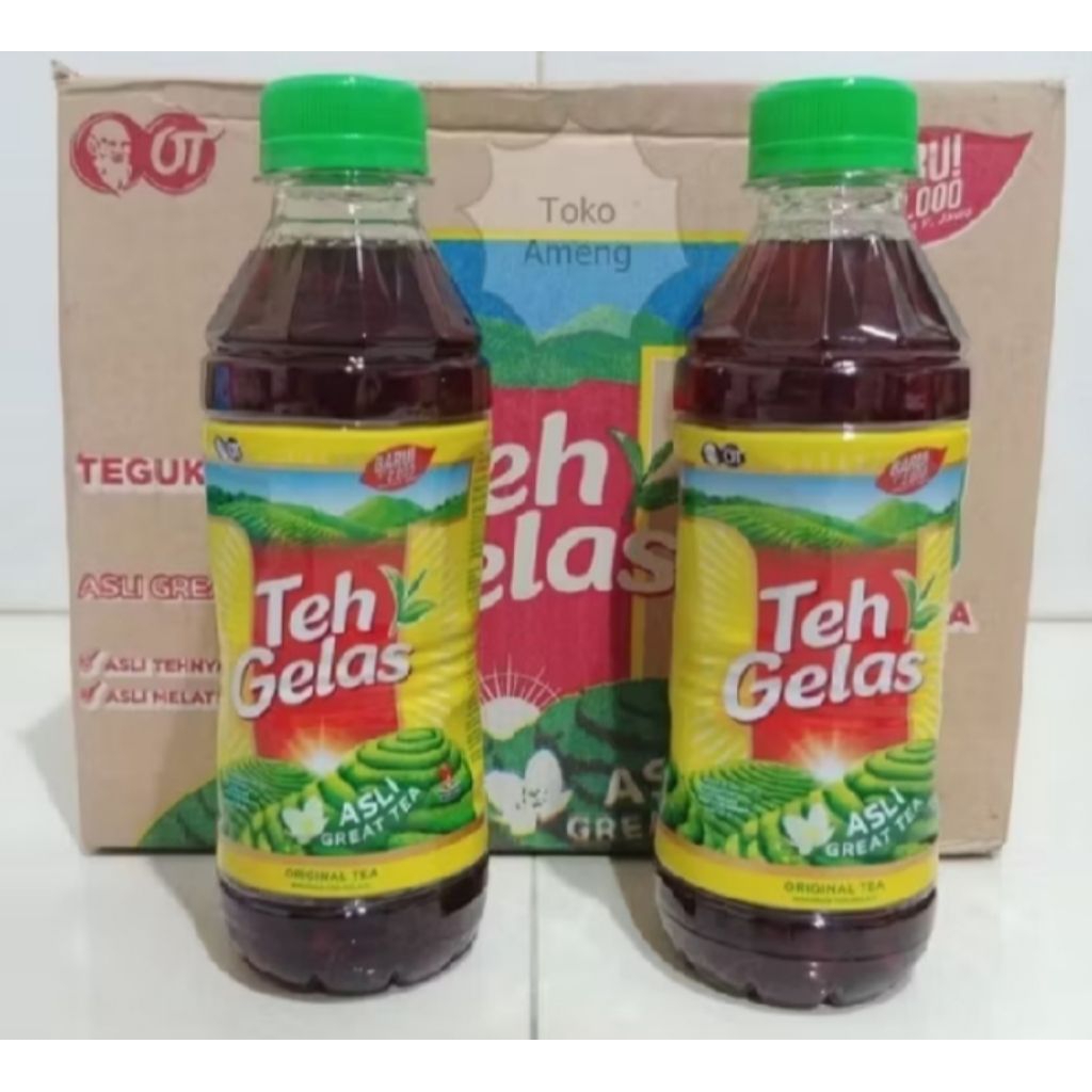 Teh Gelas Botol Mini 200ml 1 Dus isi 24 Botol