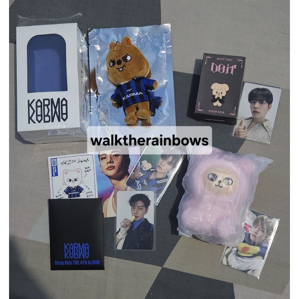 skzoo karma han quokka, skzoo toy pink puppym dan skzoo hippers figure puppym