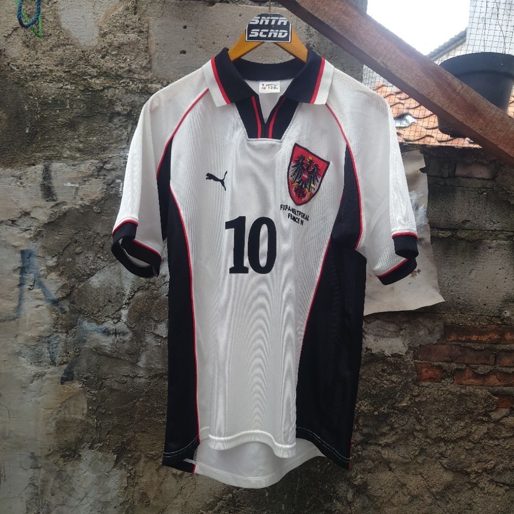 Jersey Austria Home World Cup 1998 Original Template by Puma