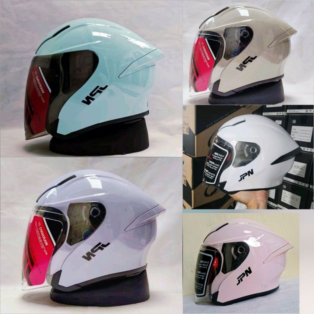 HELM HALFACE JPN KYO-9 ORIGINAL 100% ASLI