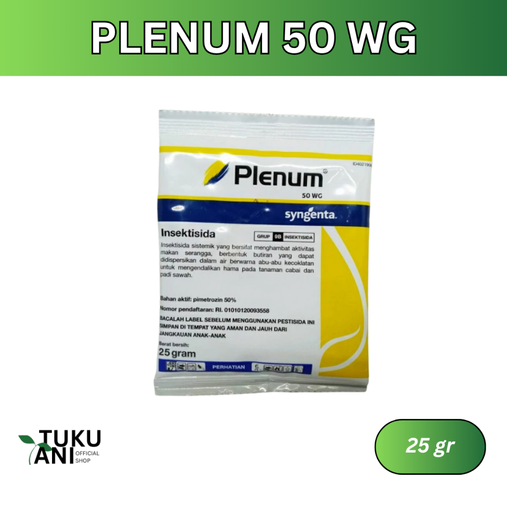 Plenum 50 WG Insektisida Pengendali Wereng Pada Padi