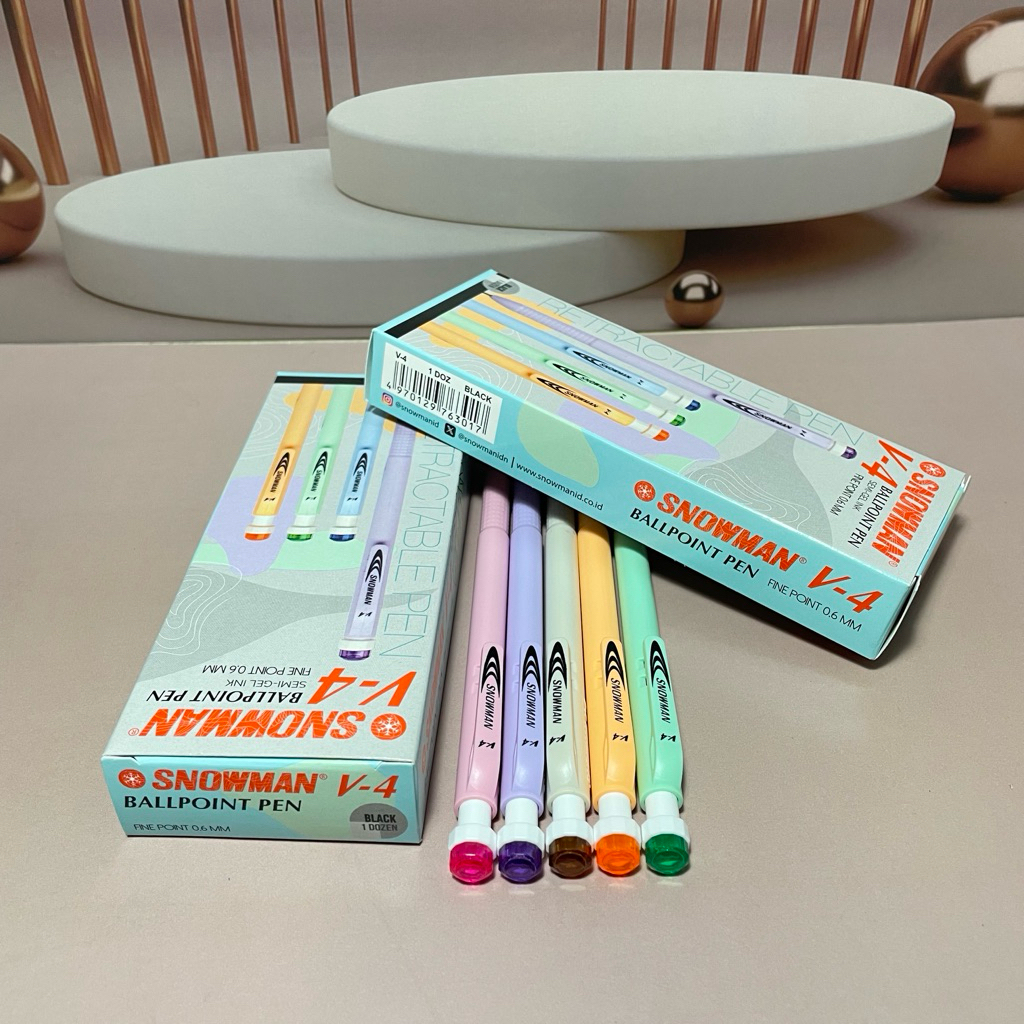 BOLPOIN SNOWMAN V4 (PEN SNOWMAN V4) PULPEN SNOWMAN V4