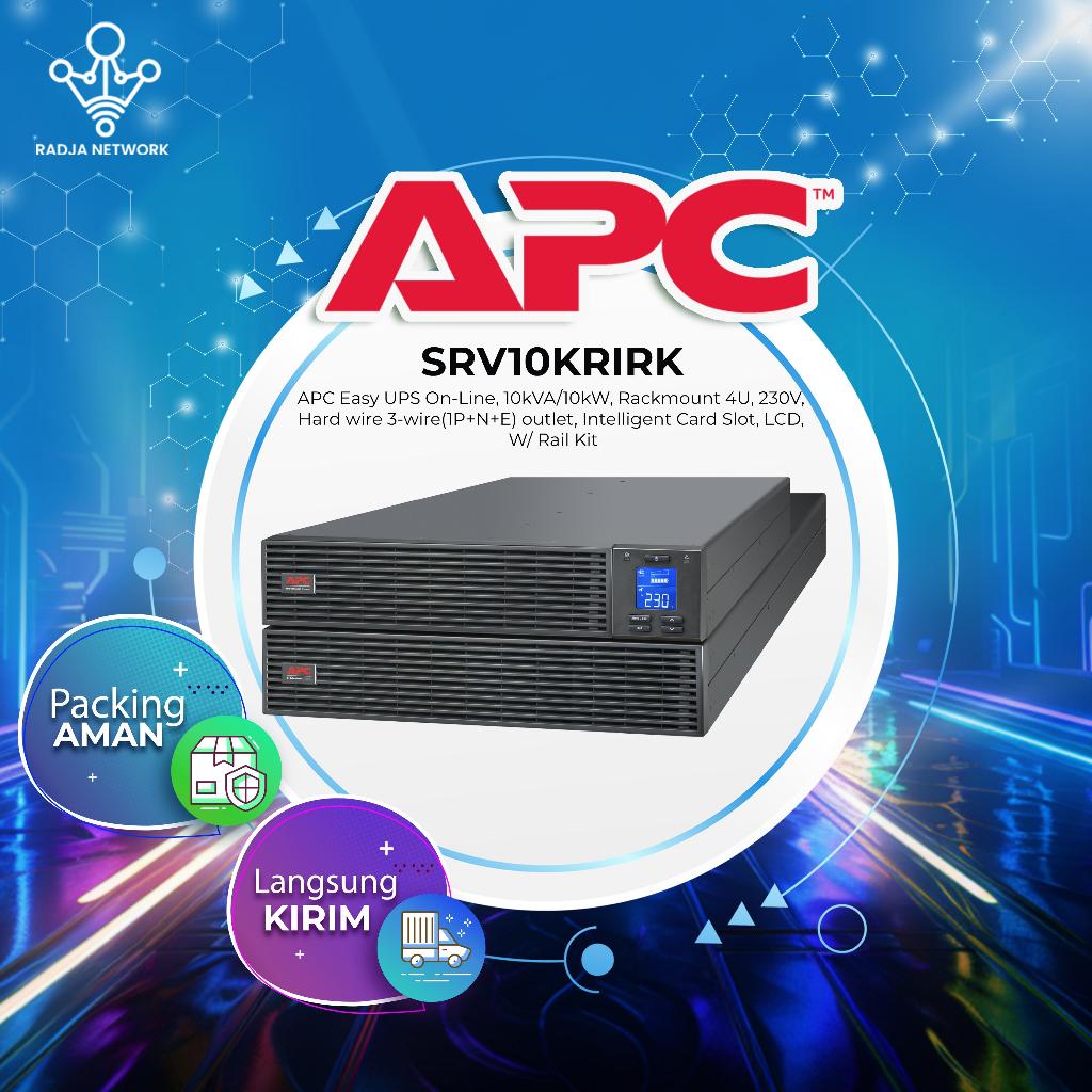 UPS APC 10KVA 10000VA 10000WATT SRV10KRIRK EASY UPS ONLINE RACKMOUNT