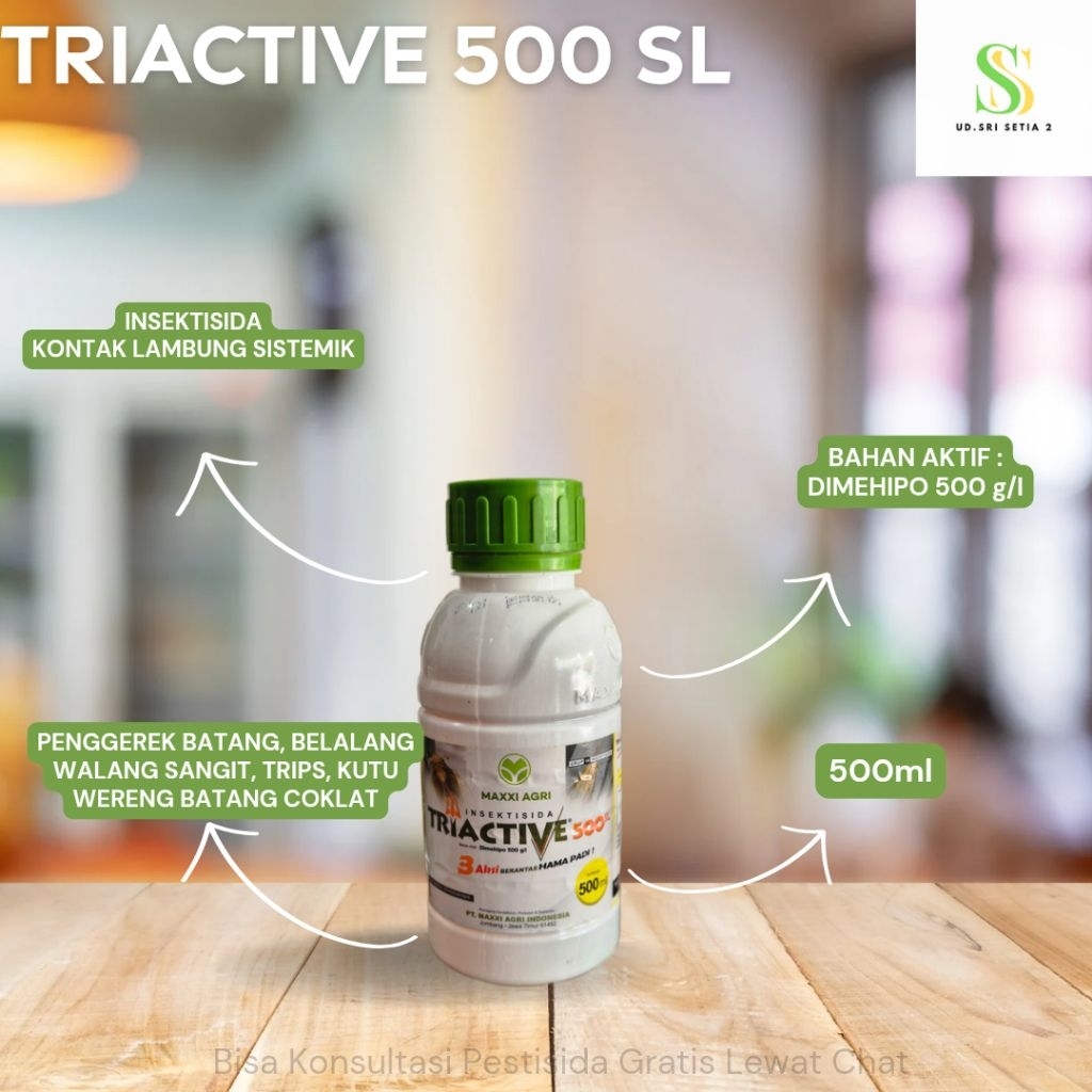 Insektisida TRIACTIVE 500 SL - Dimehipo 500 - 500ml