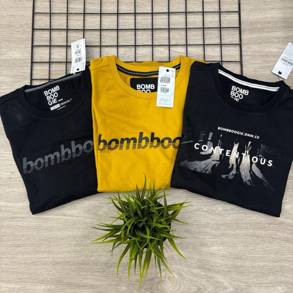 Sweater bombboogie pria terbaru original