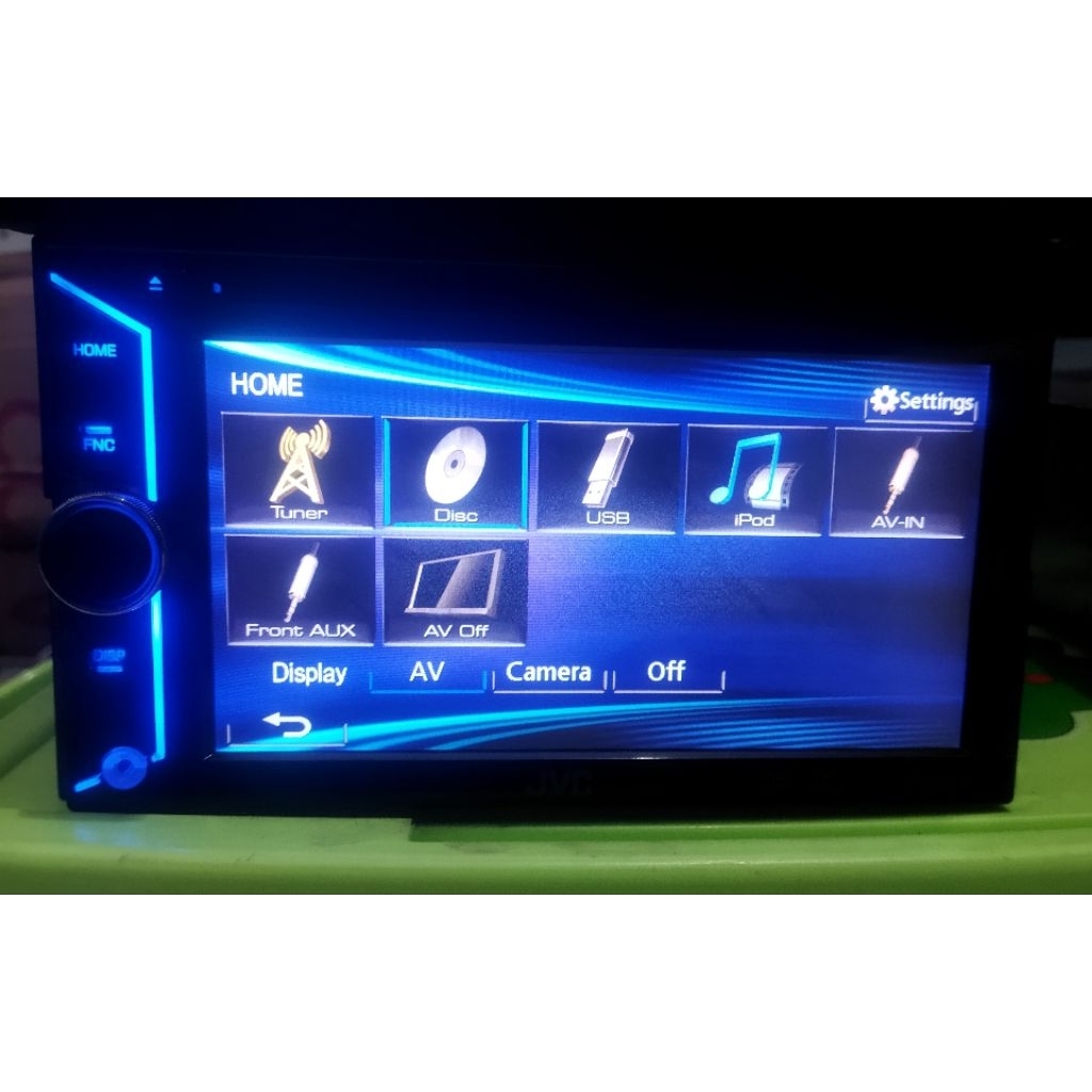 Head Unit Double Din JVC KW-V10H original bawaan Honda
