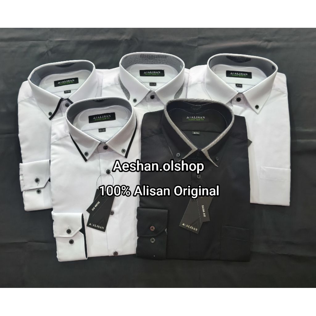 Kemeja Alisan DOBBY SLIMFIT Panjang