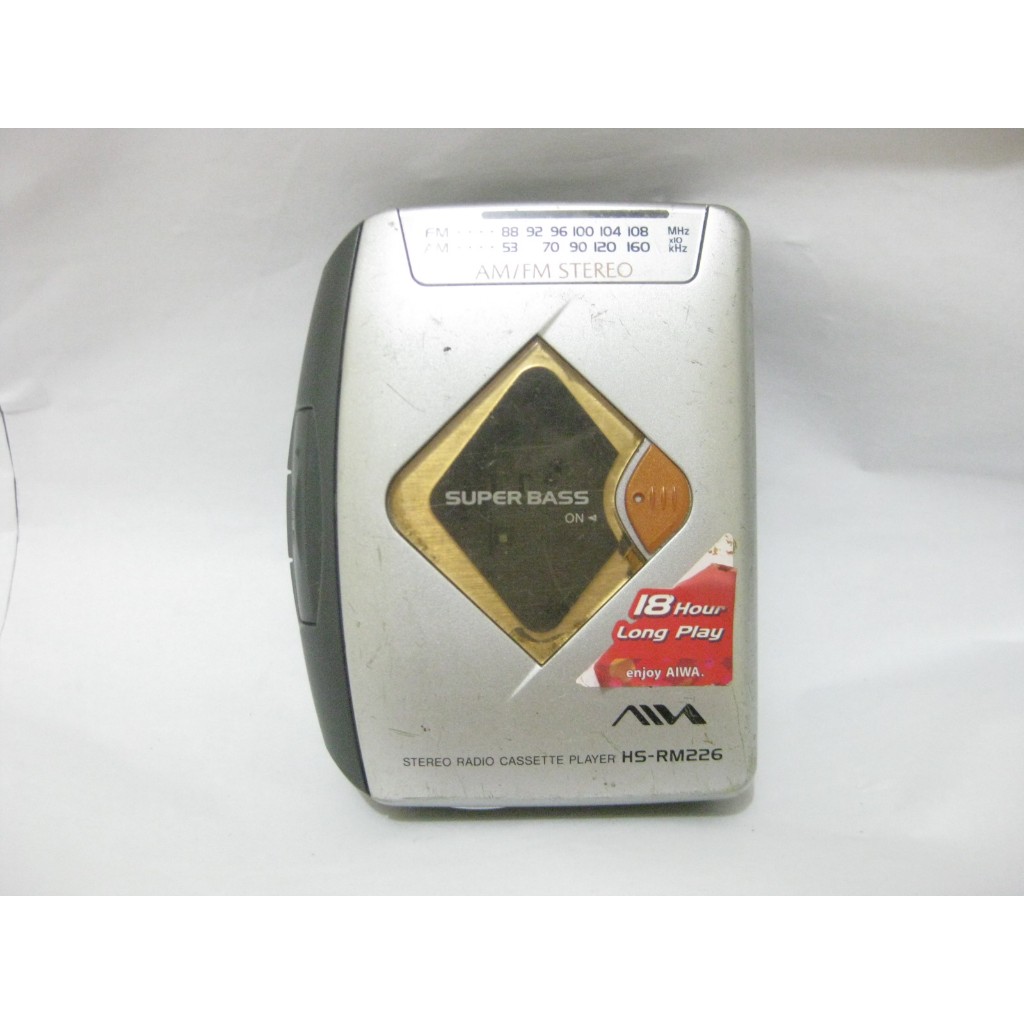 Walkman Aiwa HS-RM226 Pemutar Radio kaset Stereo