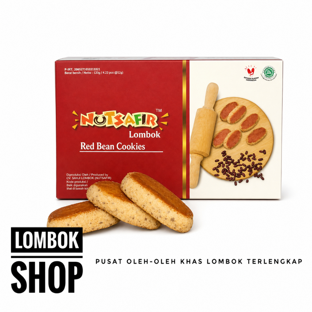Kue Kacang Merah Nutsafir Cookies Khas Lombok