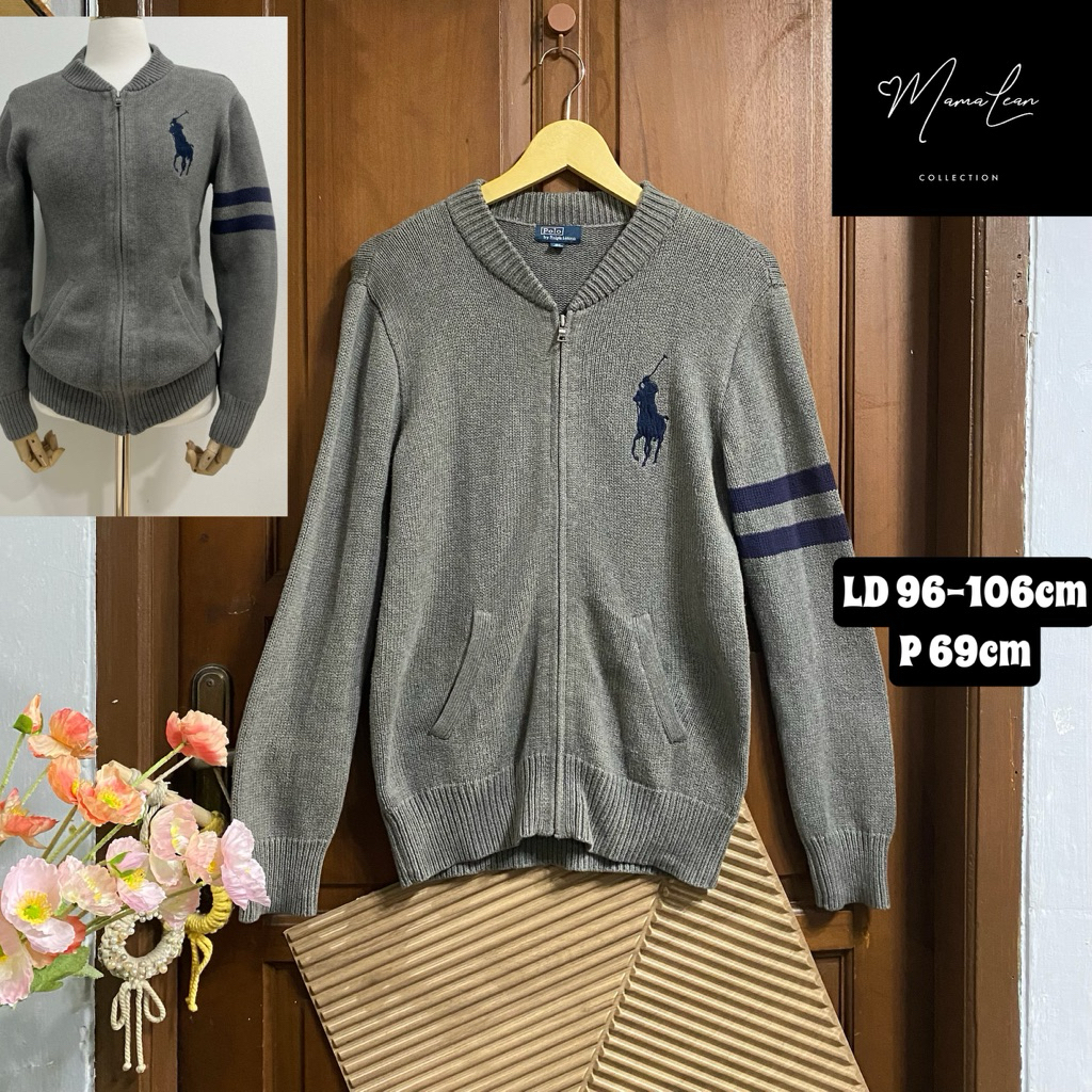 POLO RL / Polo Sportt  Zipper Burgundy / Jacket Polo Zipper