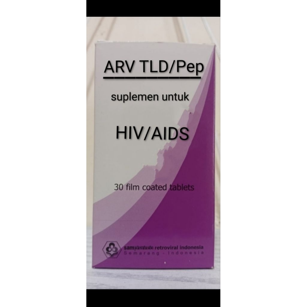 ARV TLD/pep suplemen untuk HIV/AIDS 30 tablet