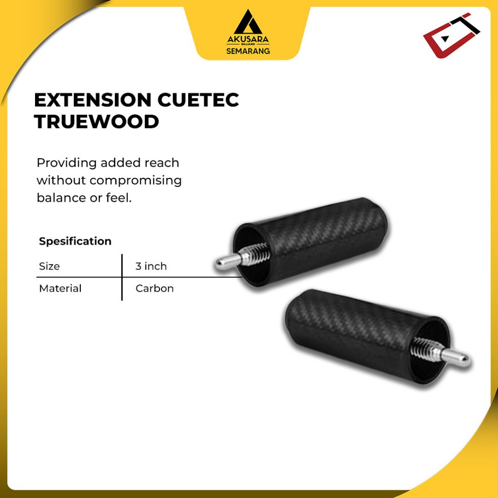 Extension Cuetec Truewood Stik Cue Billiard Accessories