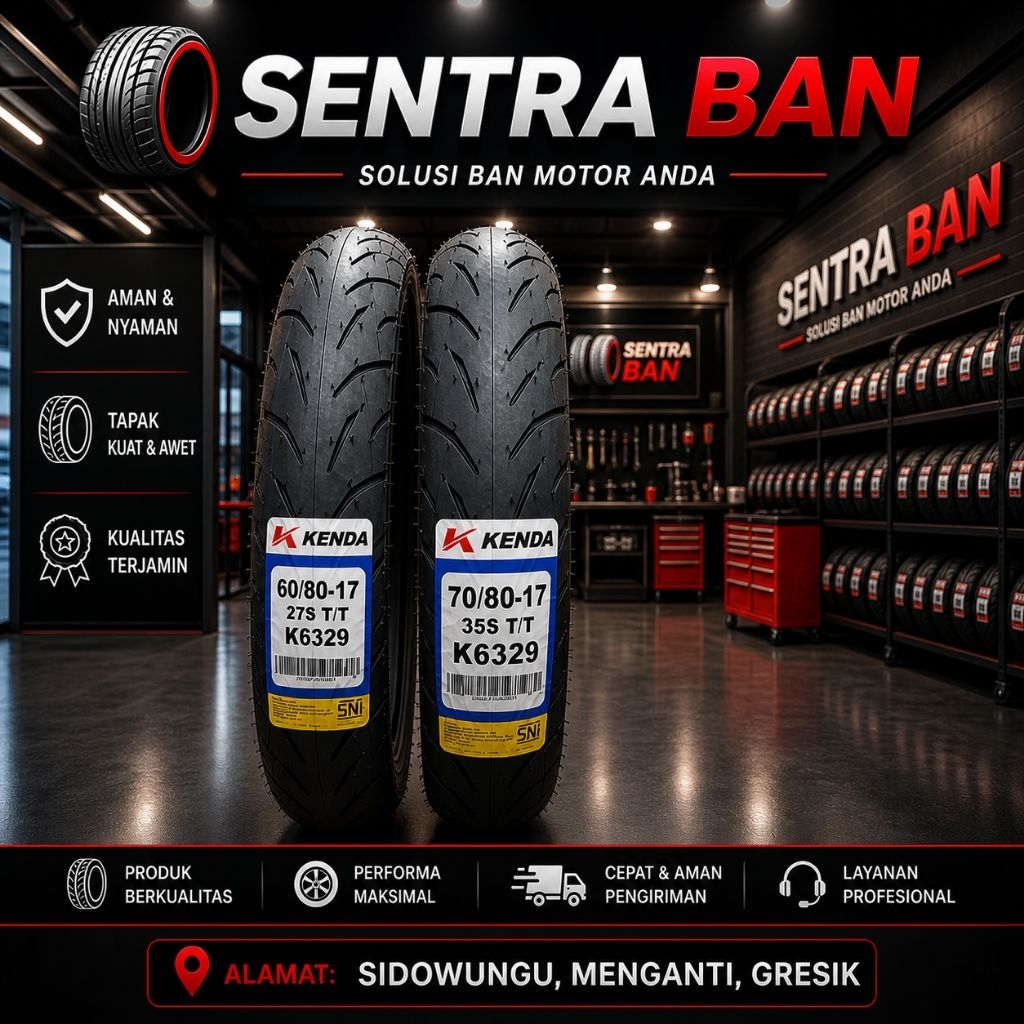 BAN KENDA TUBE TYPE RING 17// BAN KENDA CACING // BAN KENDA KECIL RING 17