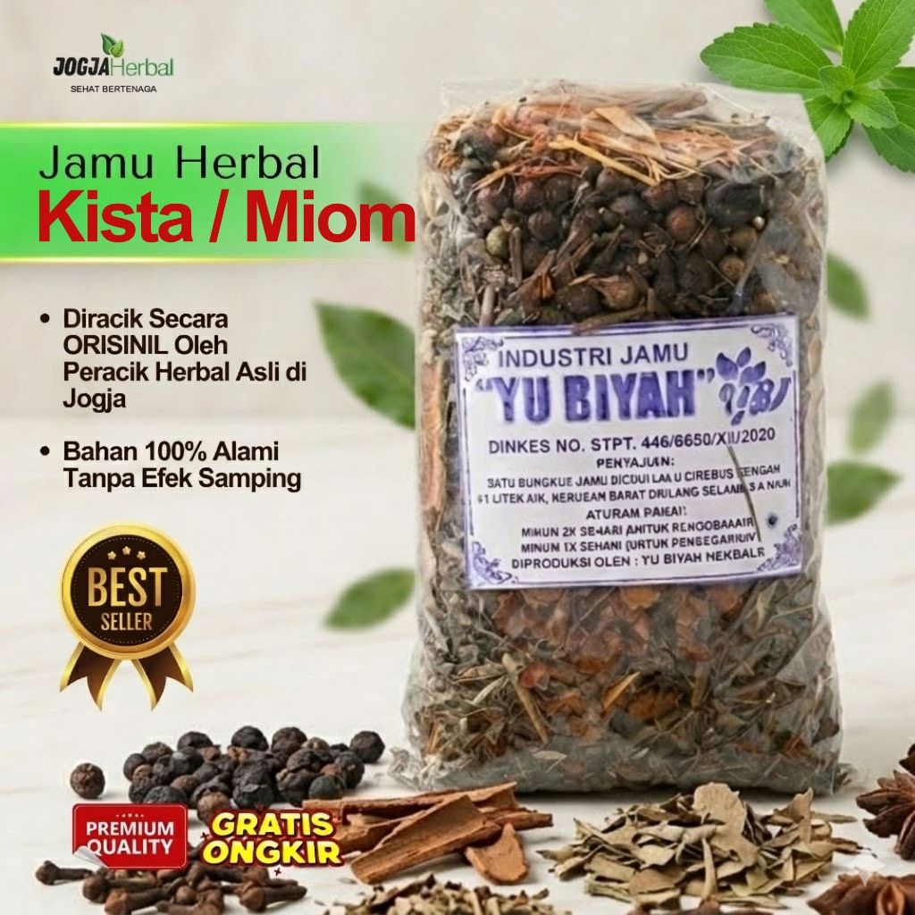 JOGJA HERBAL / Obat Kista Miom / Jamu Godok Kista Miom Paling Ampuh / Jamu Tradisional Kista Miom