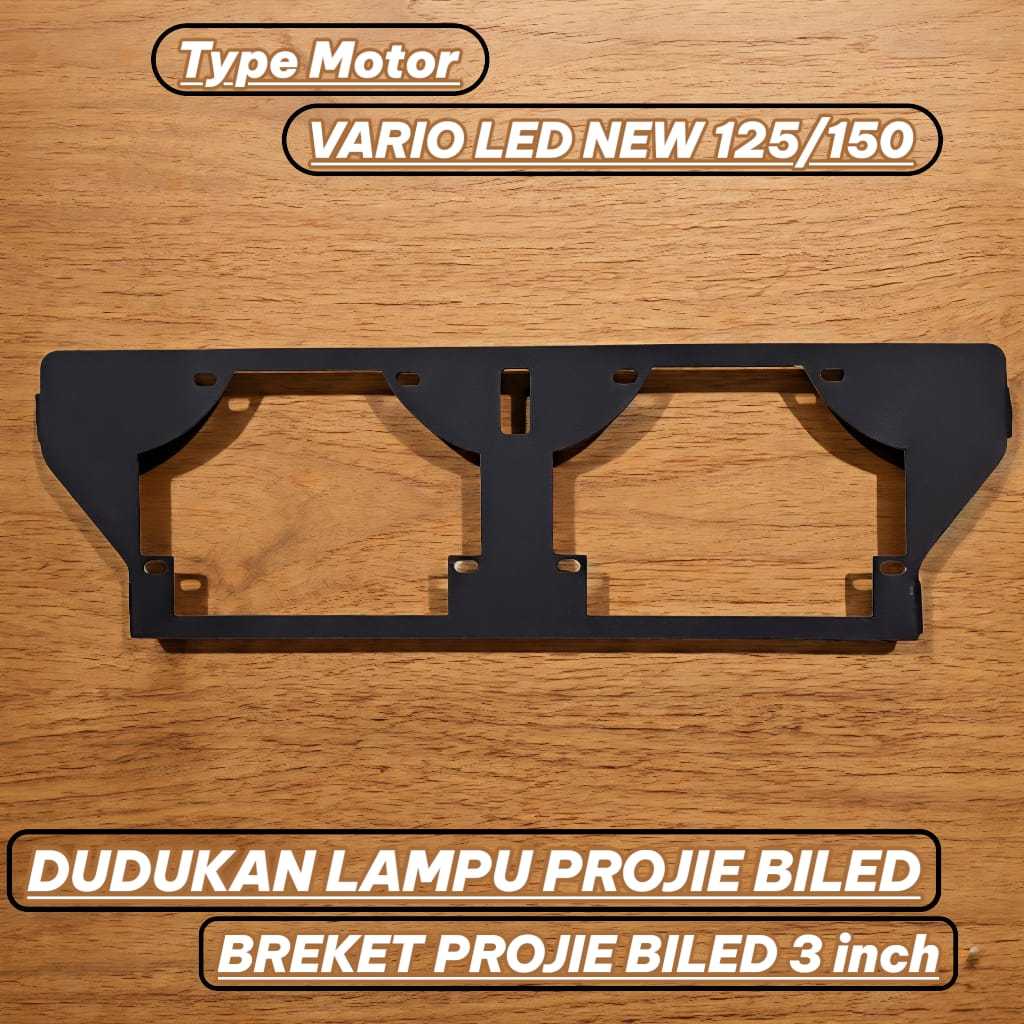 Breket Biled Bracket Lampu Biled VINYX IPHCAR AES 3Inch VARIO 125 Vario 150