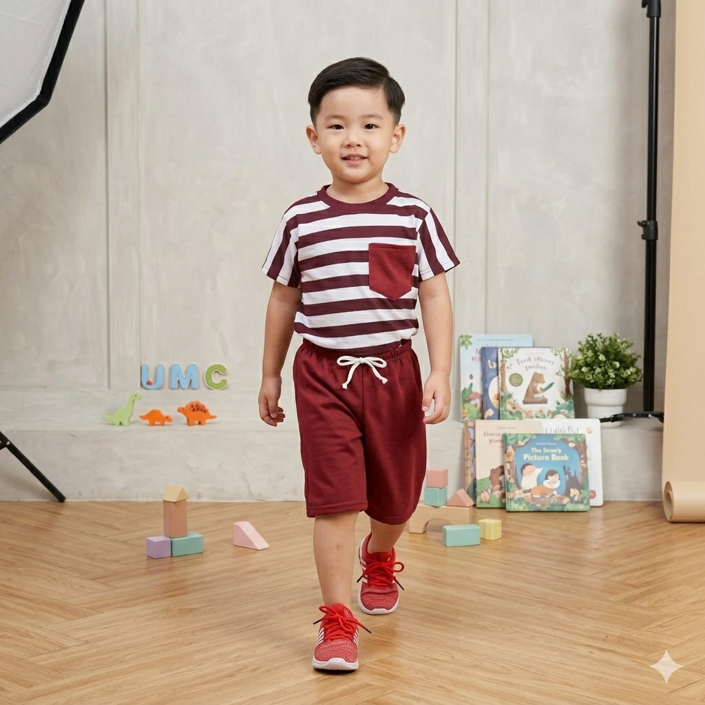 IL - SETELAN ANAK SALUR| SET KIANO SALUR KIDS | SET STRIPE ANAK COWOK