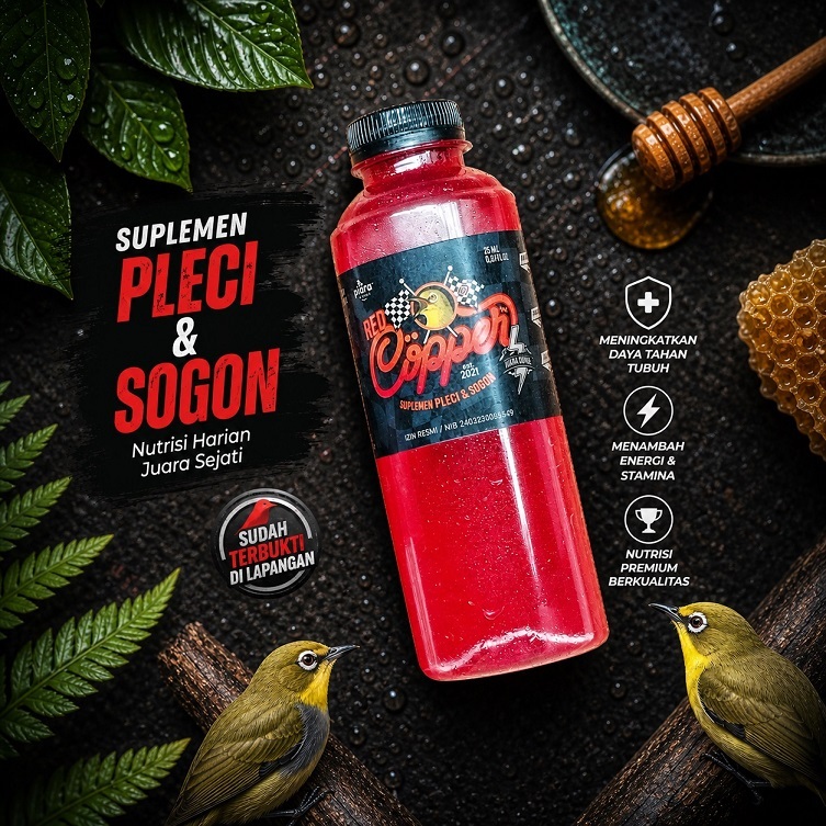 RED COPPER - SUPLEMEN PLECI DOPING PLECI DAN SOGON